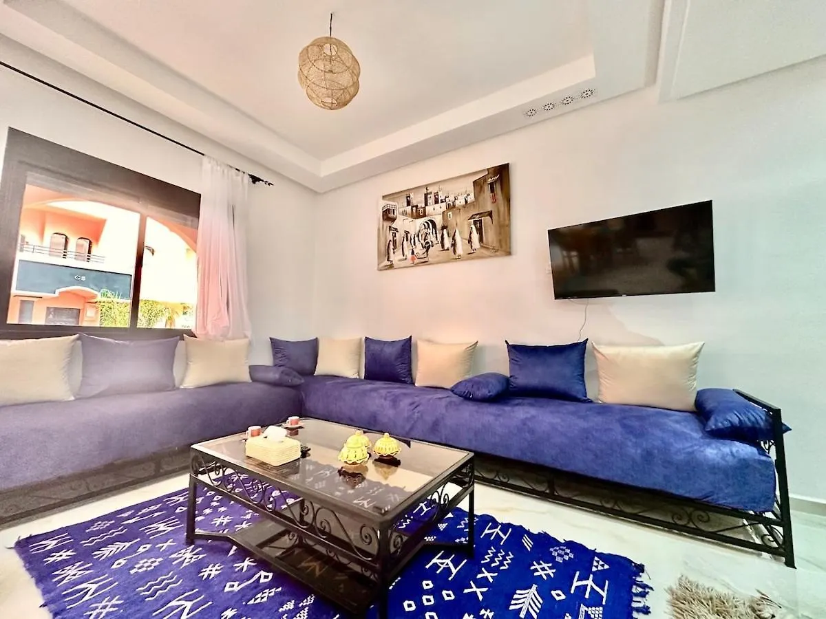 Elegant And Quiet With Pool View Apartman Marrákes